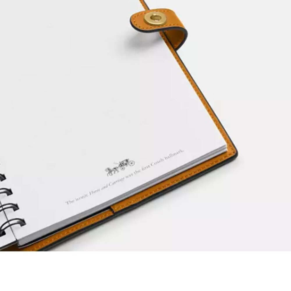 Coach Notebook Glovetanned Leather - Picture 3 of 4